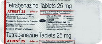 Atrest 25mg Strip Of 10 Tablets