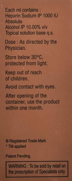 Thrombotroy Qps Bottle Of 5ml Solution