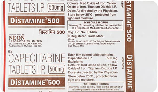 Distamine 500Mg Strip Of 10 Tablets