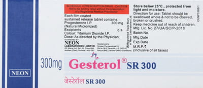 Gesterol Sr 300mg Strip Of 10 Tablets