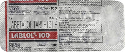 Lablol 100mg Strip Of 10 Tablets