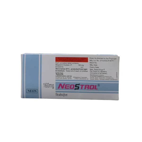 Neostrol 160Mg Strip Of 10 Tablets