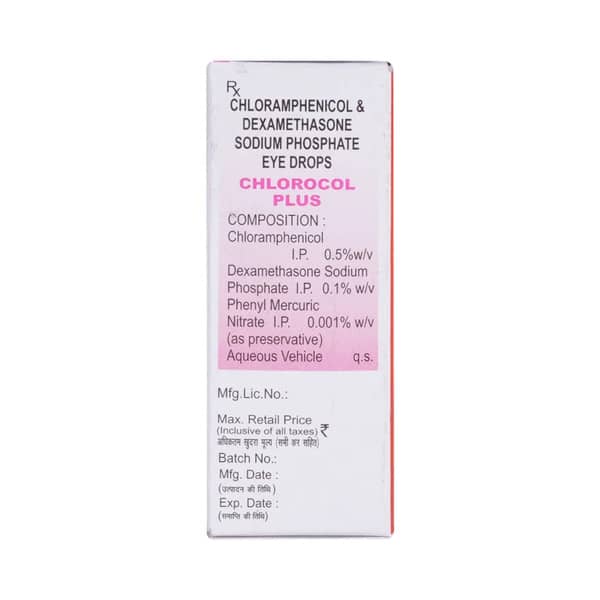 Chlorocol Plus Bottle Of 5Ml Eye Drops