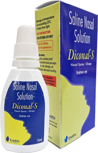 Diconal S Bottle Of 15ml Nasal Spray Drops