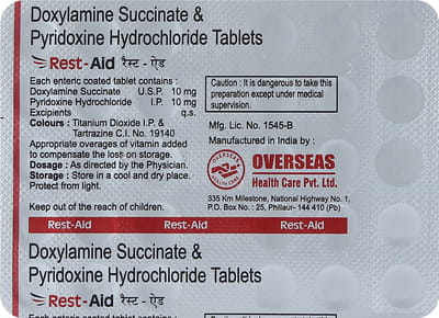 Rest Aid Strip Of 30 Tablets