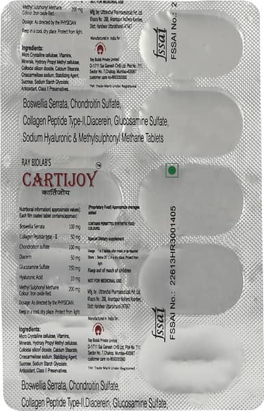 Cartijoy Strip Of 10 Tablets