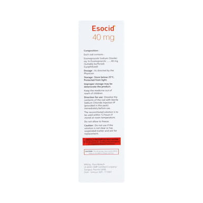 Esocid 40mg Strip Of 10 Tablets