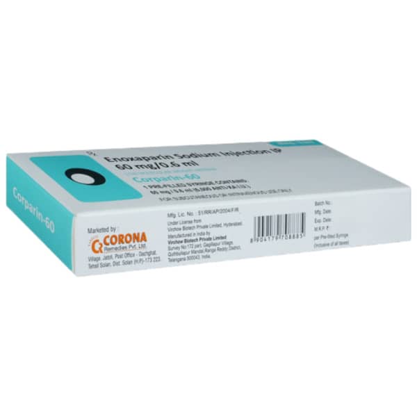 Corparin 60Mg Pre Filled Syringe Of 0.6Ml Injection