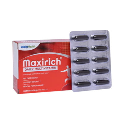 Max Rich Strip Of 10 Capsules
