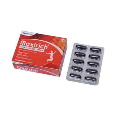 Max Rich Strip Of 10 Capsules