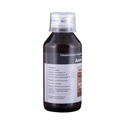Ambrolite D Plus Bottle Of 60ml Syrup