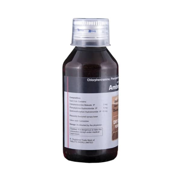 Ambrolite D Plus Bottle Of 60ml Syrup