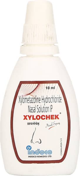 Xylochek 0.1% Bottle Of 10ml Nasal Spray