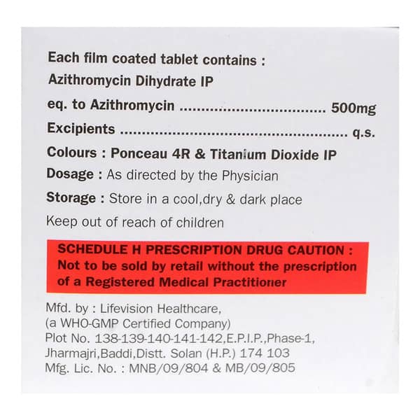Azind 500Mg Strip Of 10 Tablets