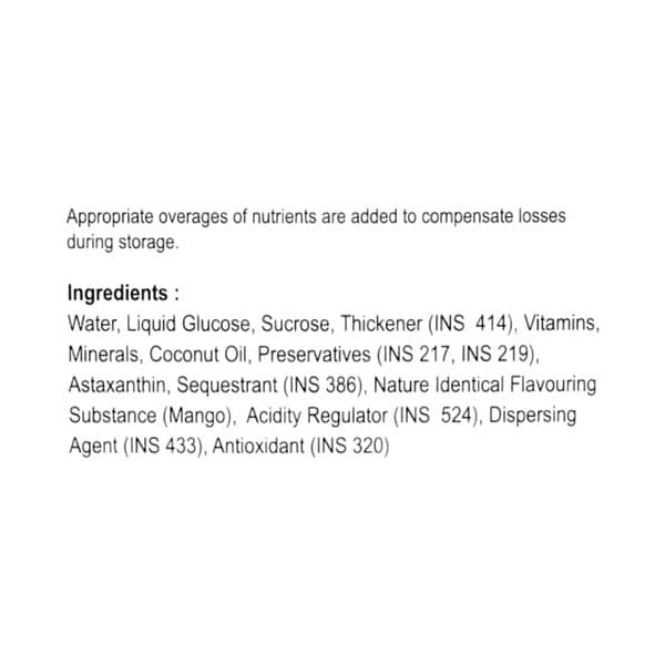 V&M Nu Mango Flavour Bottle Of 200ml Syrup