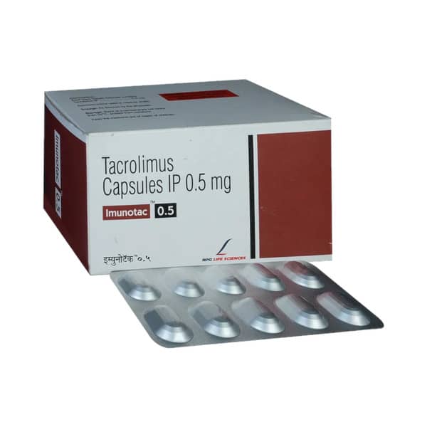 Imunotac 0.5mg Strip Of 10 Capsules