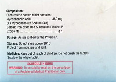 Mofetyl S 360mg Strip Of 10 Tablets