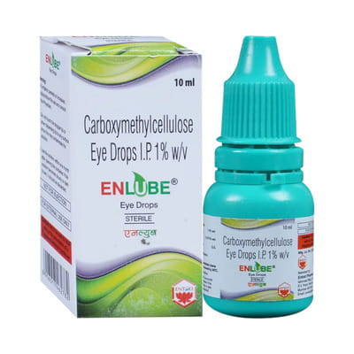 Enlube Bottle Of 10ml Eye Drops