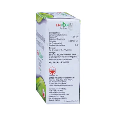 Enlube Bottle Of 10ml Eye Drops