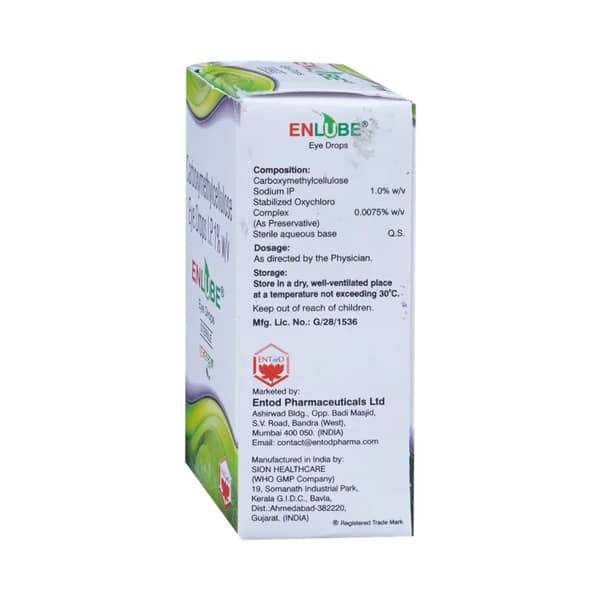 Enlube Bottle Of 10ml Eye Drops