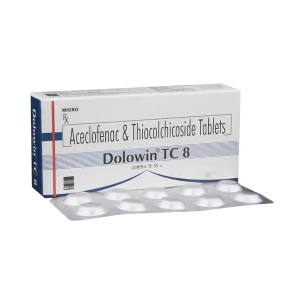 Dolowin Tc 8Mg Strip Of 10 Tablets