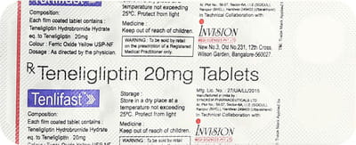 Tenlifast 20mg Tablet
