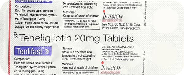 Tenlifast 20Mg Tablet