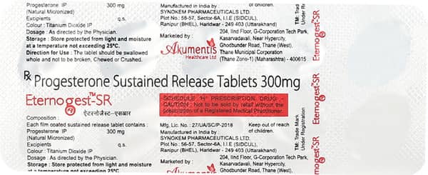 Eternogest Sr 300mg Strip Of 10 Tablets