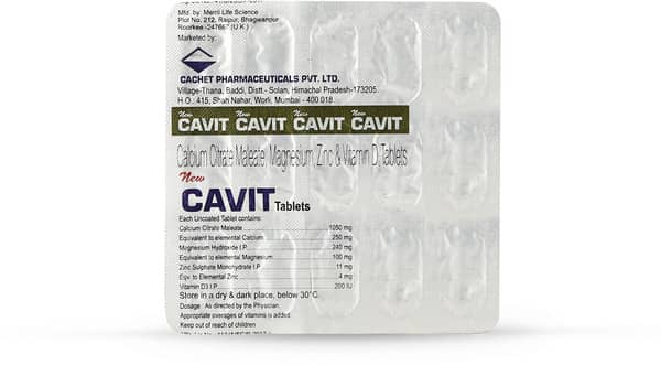 New Cavit Strip Of 15 Tablets