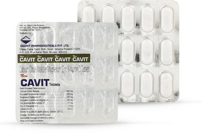 New Cavit Strip Of 15 Tablets