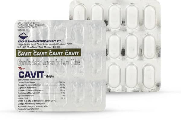 New Cavit Strip Of 15 Tablets