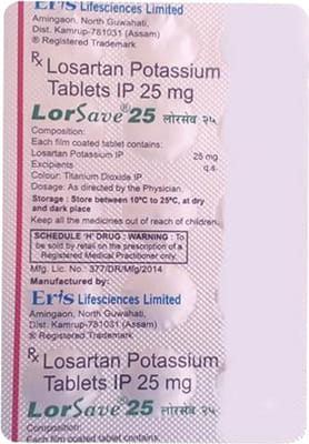 Lorsave 25mg Strip Of 15 Tablets