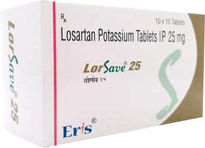Lorsave 25mg Strip Of 15 Tablets