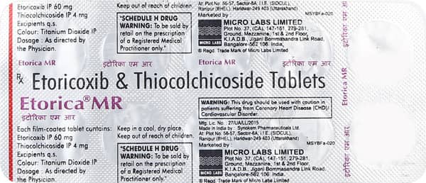 Etorica Mr Strip Of 10 Tablets
