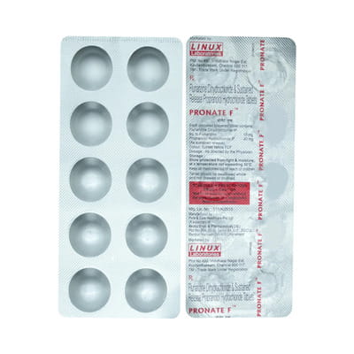 Pronate F Strip Of 10 Tab.S