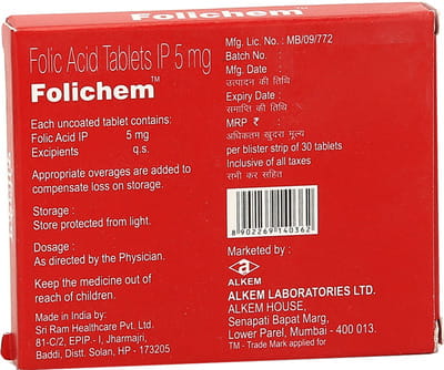 Folichem Strip Of 30 Tablets