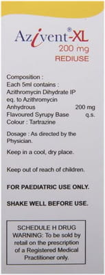 Azivent Xl 200mg Bottle Of 30ml Rediuse Suspension
