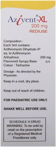 Azivent Xl 200Mg Bottle Of 30Ml Rediuse Suspension