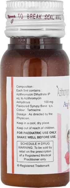 Azivent Xl 100Mg Bottle Of 30Ml Syrup