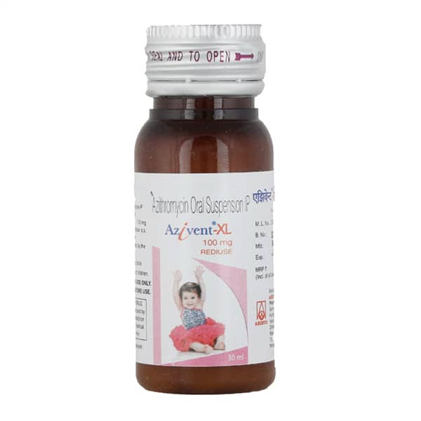 Azivent Xl 100Mg Bottle Of 30Ml Syrup
