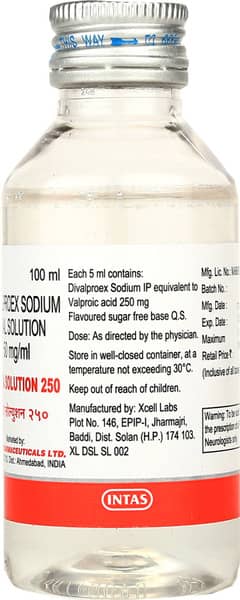 Divaa 250mg Bottle Of 100ml Oral Solution