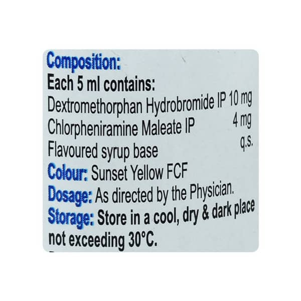 Coriminic Dm Bottle Of 100ml Syrup