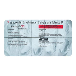Pressclav 625Mg Strip Of 10 Tablets