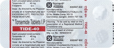 Tide 40mg Strip Of 10 Tablets