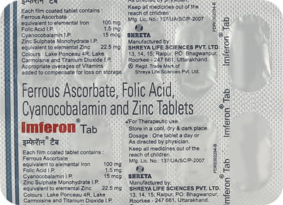 Imferon Strip Of 10 Tablets