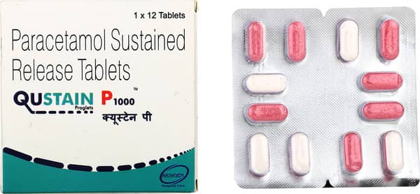 Qustain P 1000mg Strip Of 12 Tablets