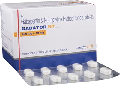 Gabator Nt 400/10mg Strip Of 10 Tablets
