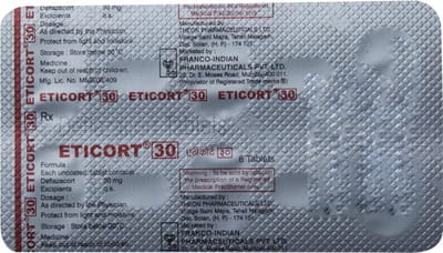Eticort 30mg Strip Of 6 Tablets