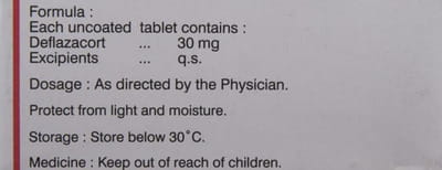 Eticort 30mg Strip Of 6 Tablets