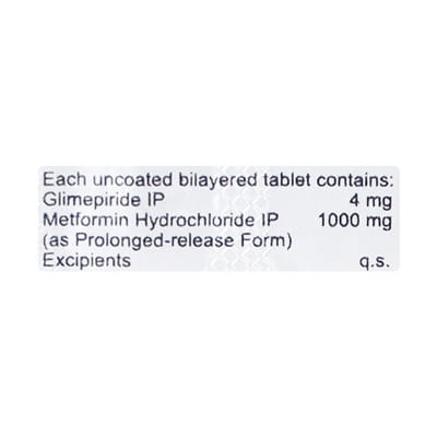 Switglim M 4/1000mg Strip Of 10 Tablets